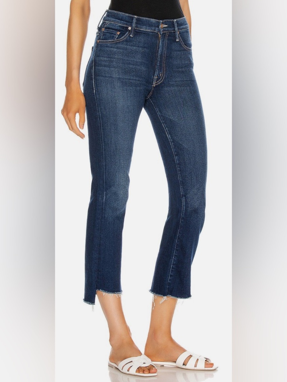 MOTHER The Insider Step Fray “Home Movies” Jeans Women’s Size 26 - Picture 2 of 12